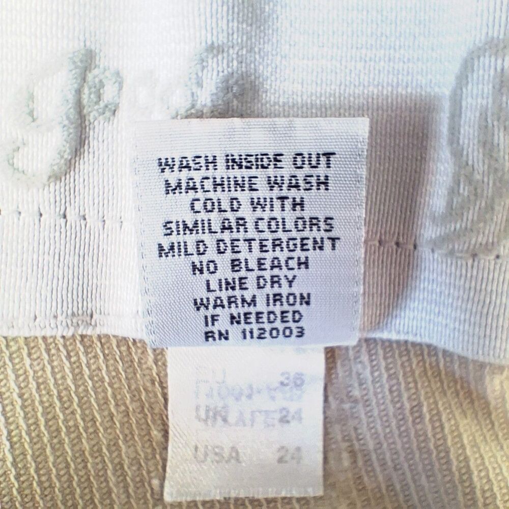 Goode Rider Women's Tan Ribbed Riding Breeches Pants Size 24R - Picture 12 of 12